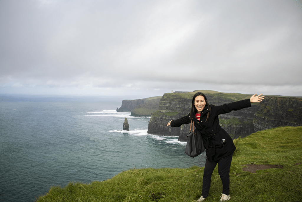 Cliffs of Moher in Ireland, October 2019
