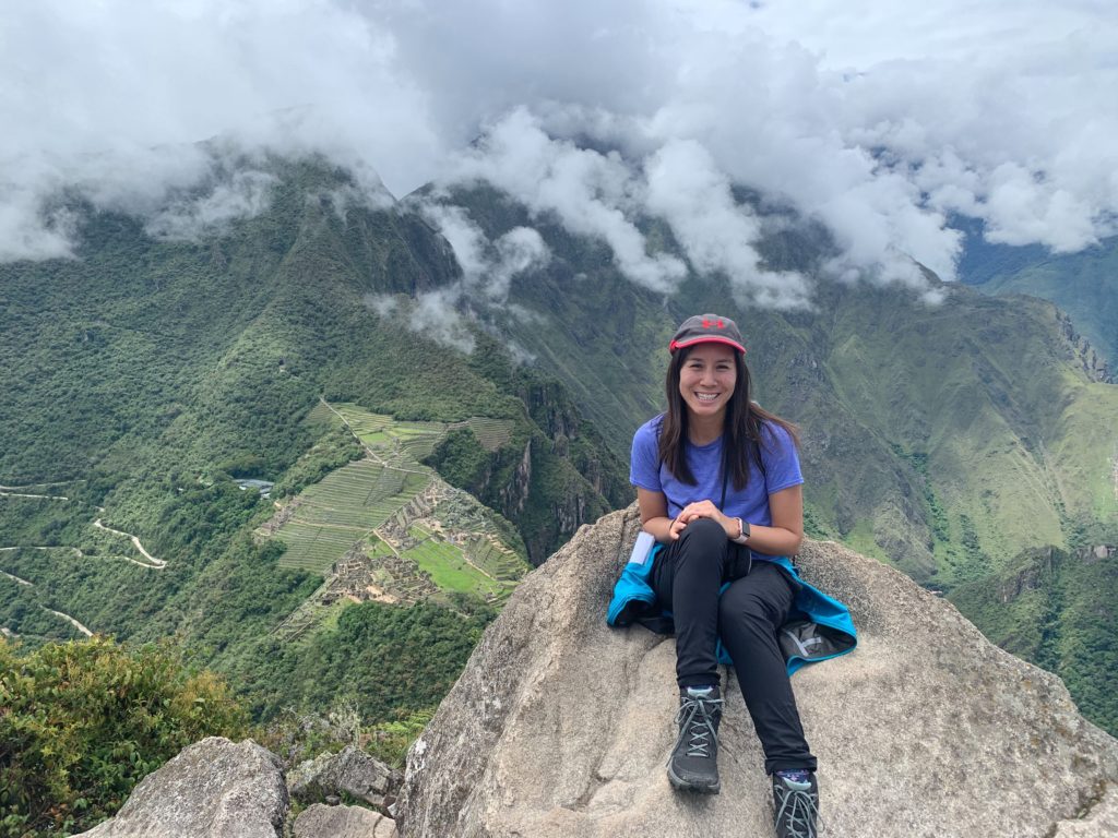 Top of Huayna Picchu in Peru, January 2020